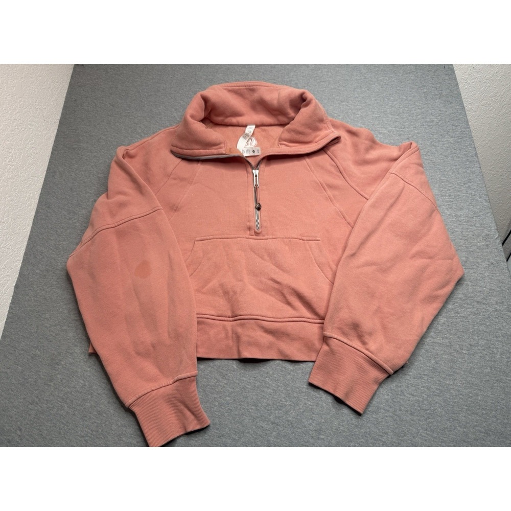 Lululemon Scuba Oversized Funnel Neck Shirt Size‎ XS/S Pink Savannah